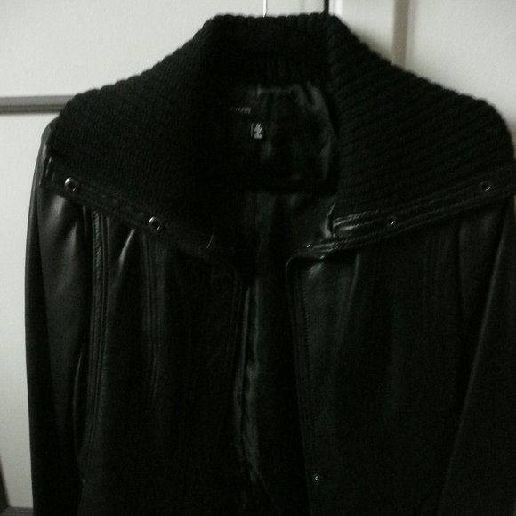 AVANTI BRAND WOMEN'S LEATHER JACKET BLK SIZE M NWT - Picture 2 of 8